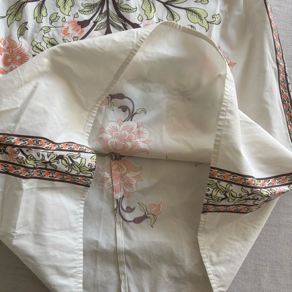 Paul & Joe Art Deco Floral Trim Cream Midi Dress S | Vintage Romantic - Picture 9 of 9